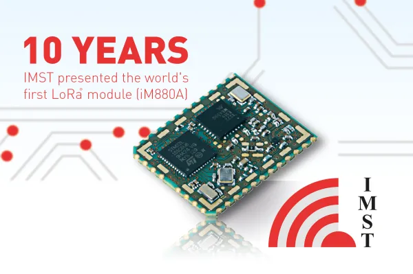 Our world's first LoRa® module iM880A is 10 years old