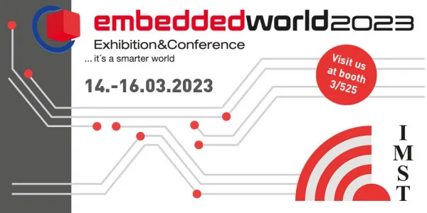 IMST as Exhibitor at embedded world 2023