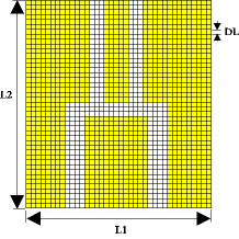 Discretization of Coplanar Structures